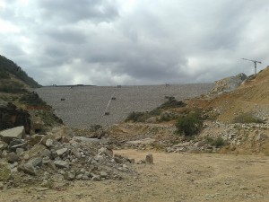 Dam under construction